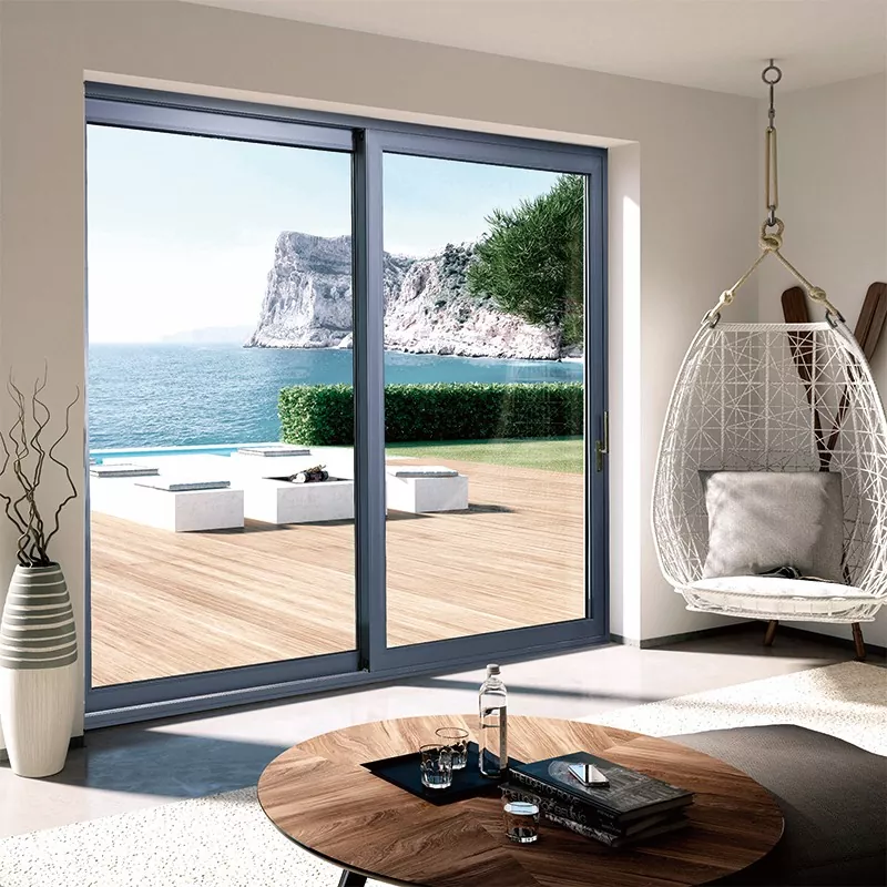 Aluminum Alloy Sliding Door na May Thermal Insulation