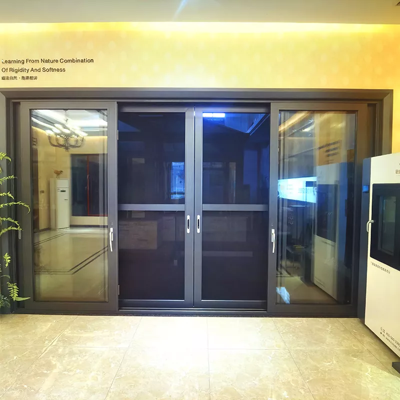 Aluminum Alloy na May Insulation At Heat Shielded Na May Ribbon Lifting At Sliding Door