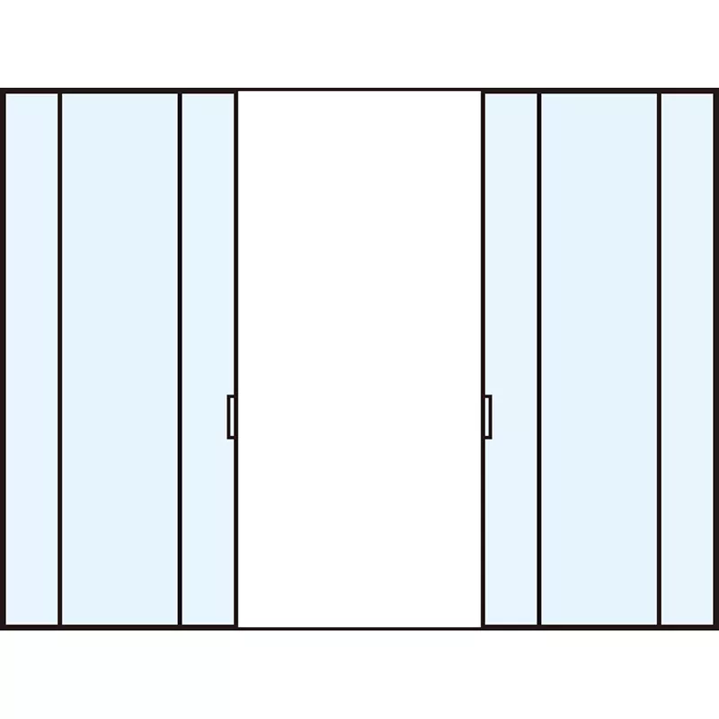 Aluminum Sliding Door Para sa Study Room Aluminum Sliding Door Para sa Study Room