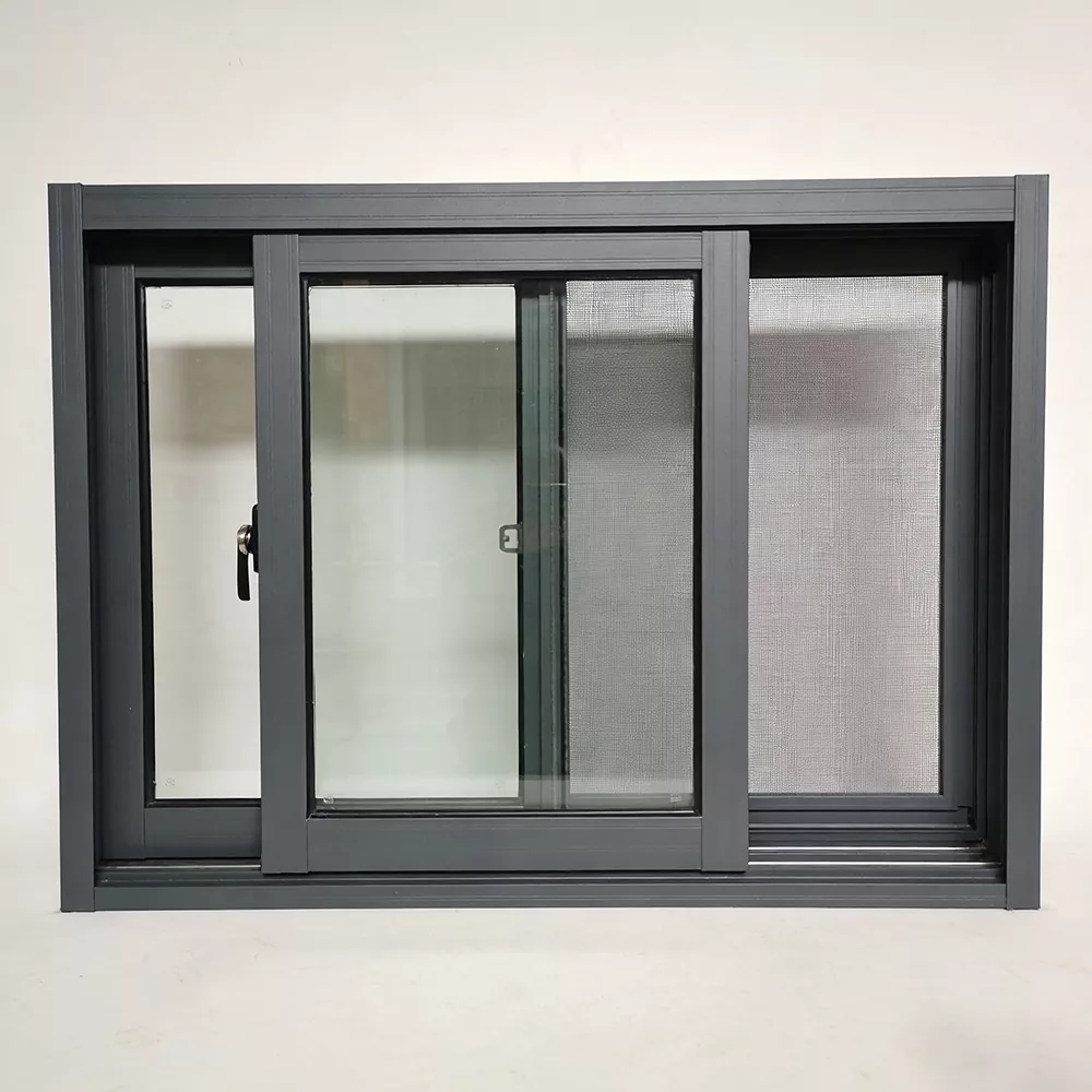 Non-Insulating Aluminum Alloy Window na May Gauze
